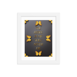 MOTIVATIONAL LIFE QUOTE WALL ART POSTER