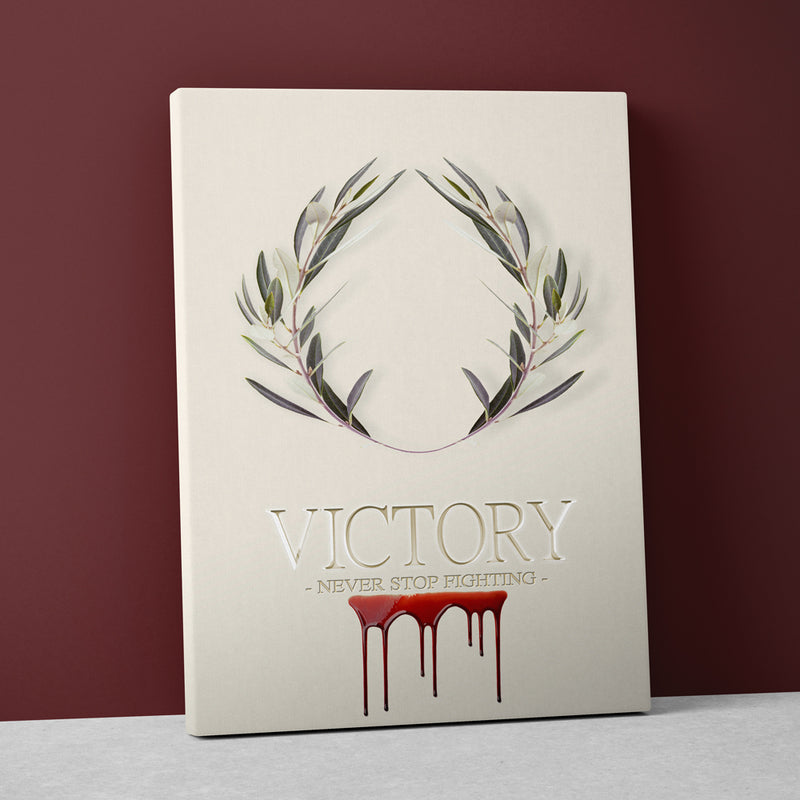 VICTORY LAUREL WREATH - SAND