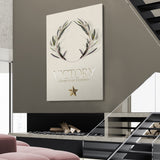 VICTORY LAUREL WREATH - SAND