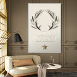 VICTORY LAUREL WREATH - SAND