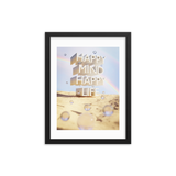 HAPPY MIND HAPPY LIFE WALL ART