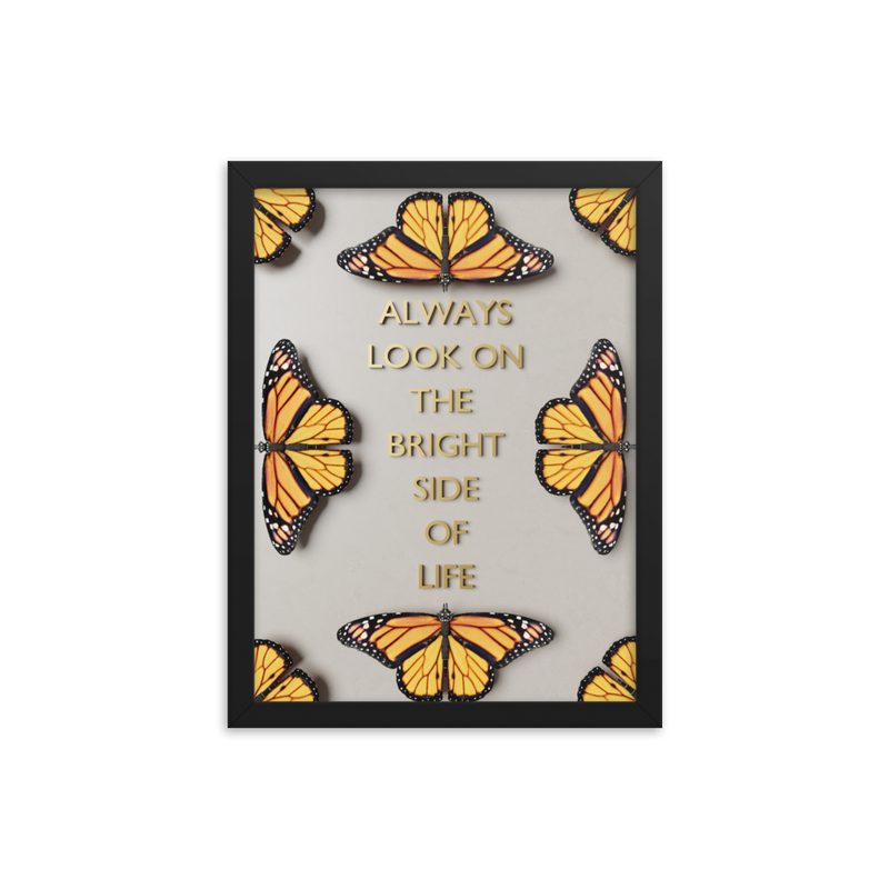 Butterfly Quotes Wall Poster