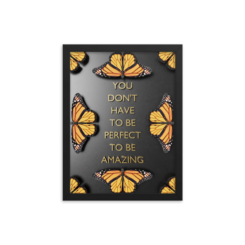 BUTTERFLY QUOTES WALL POSTER