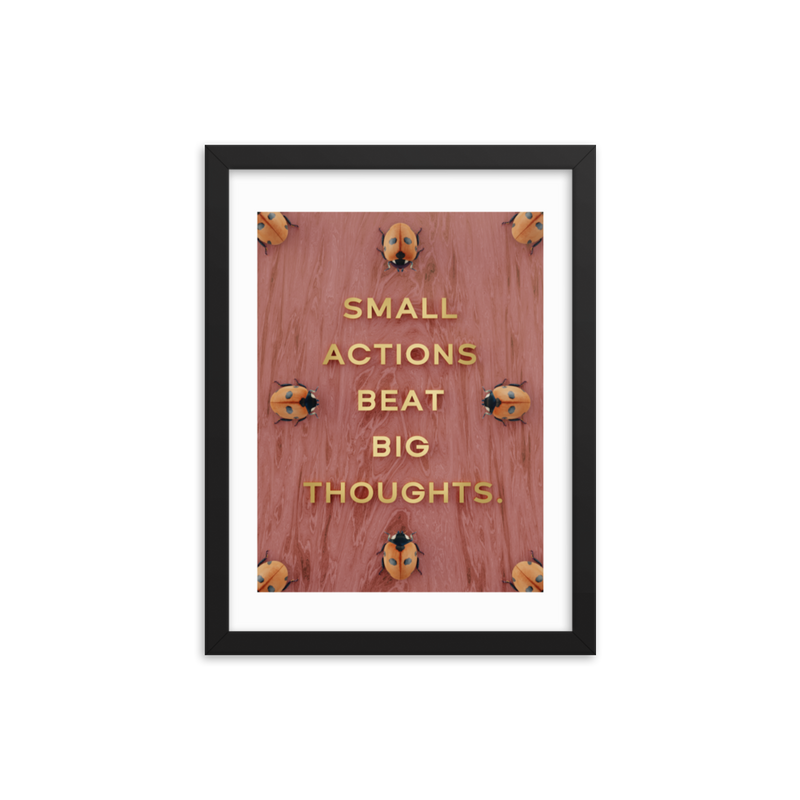 LADYBUG QUOTES WALL ART