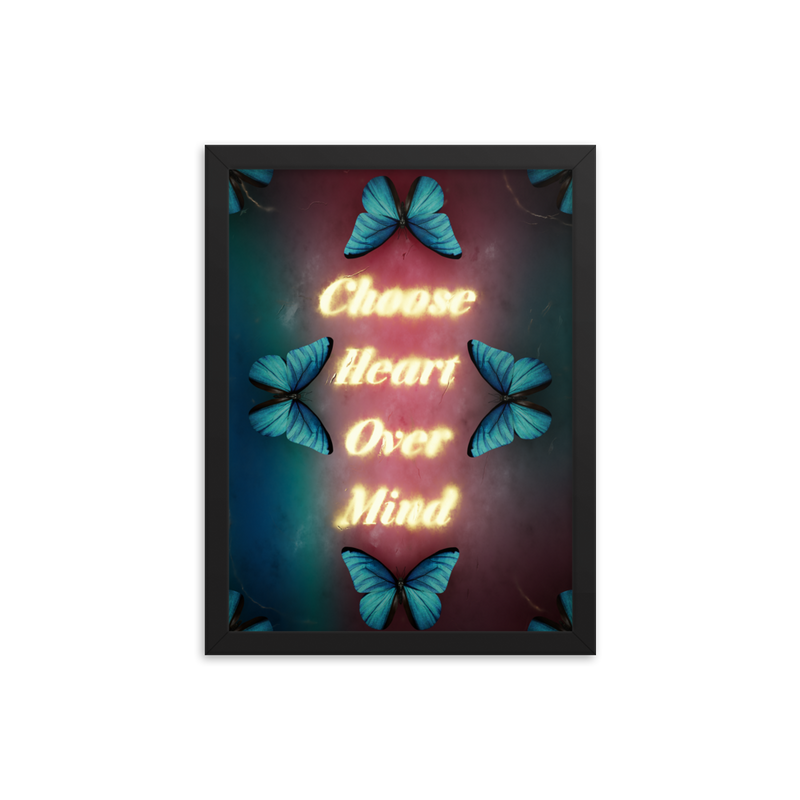 Choose heart over mind quotes art