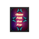 choose faith over fear quotes art