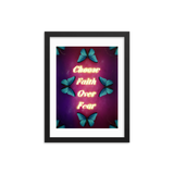 choose faith over fear quotes art