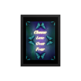 CHOOSE LOVE OVER FEAR QUOTES ART