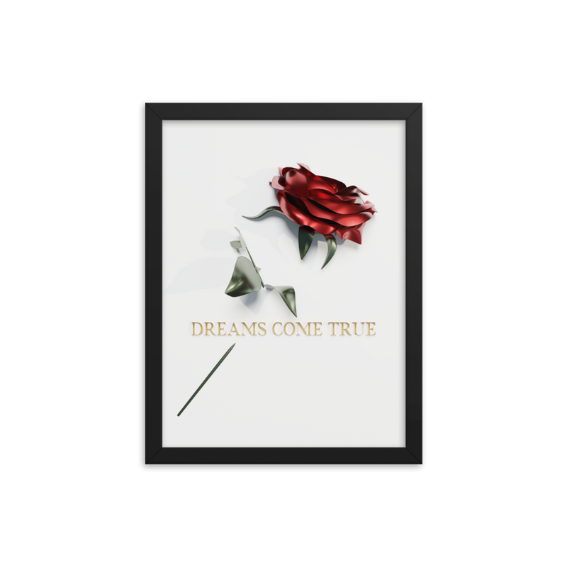 dreams come true quotes wall art