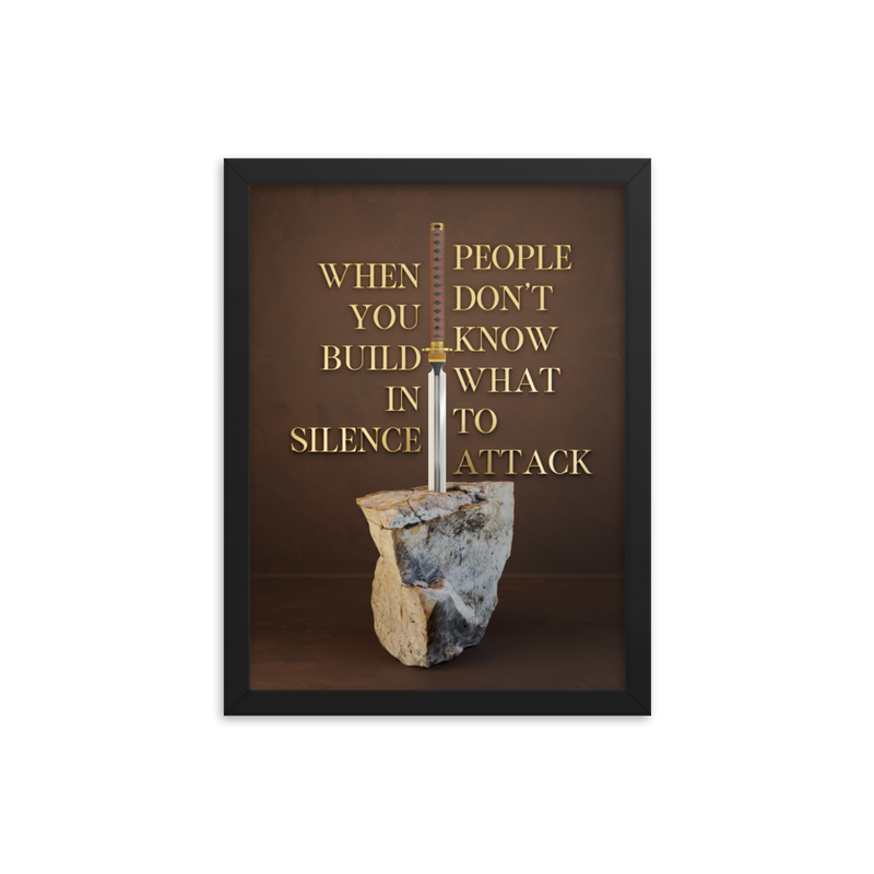 warrior motivational quotes wall art