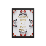 ACHIEVE WITH ALL YOUR MIGHT WALL ART