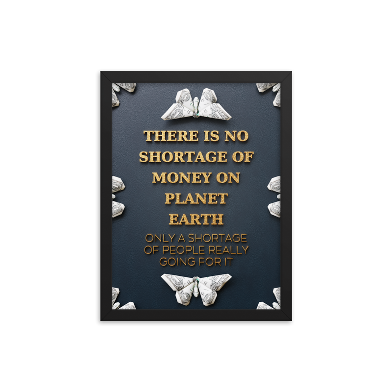 INSPIRATIONAL MONEY QUOTES WALL ART №3