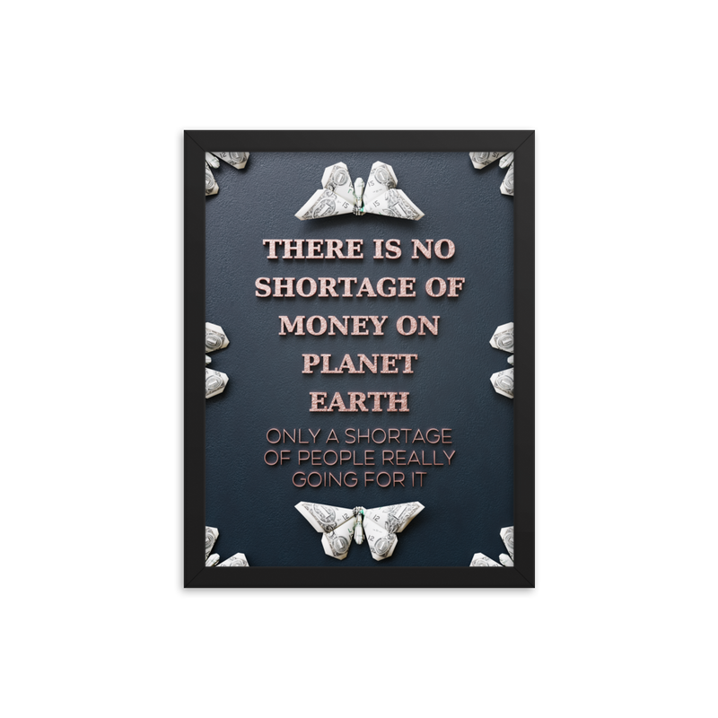 INSPIRATIONAL MONEY QUOTES WALL ART №3