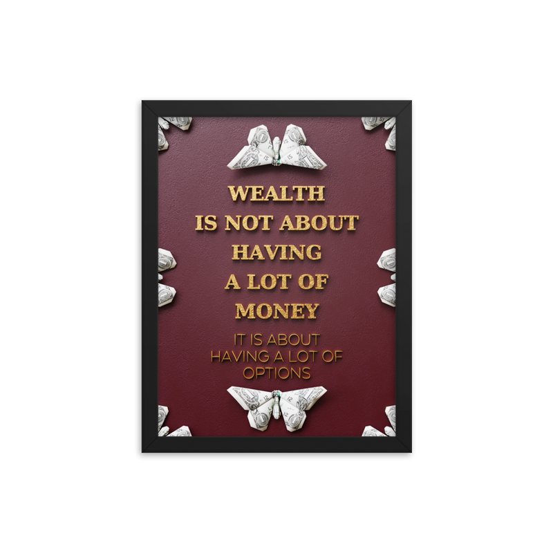 INSPIRATIONAL MONEY QUOTES WALL ART №2