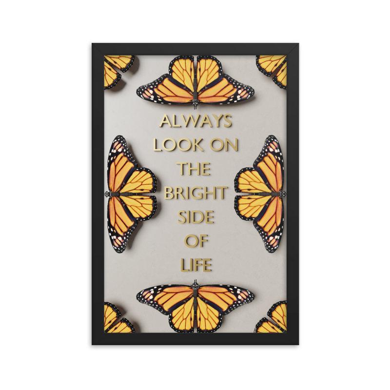 Butterfly Quotes Wall Poster