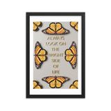 BUTTERFLY QUOTES WALL POSTER