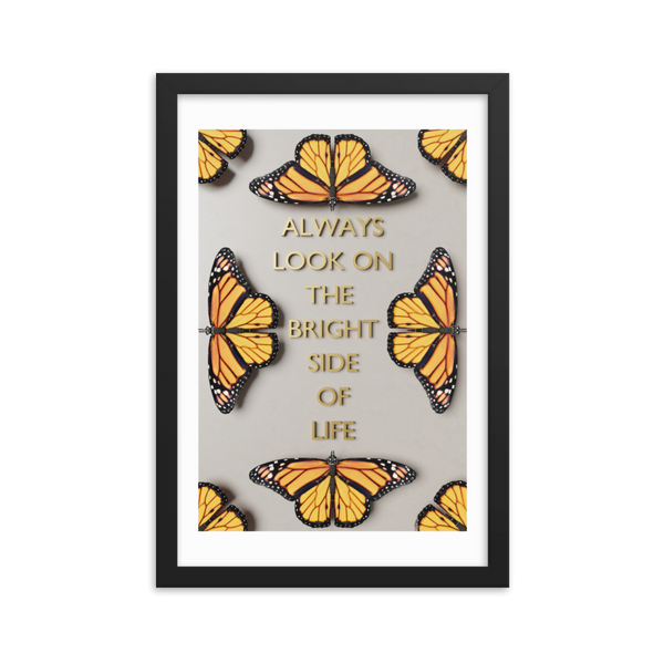 BUTTERFLY QUOTES WALL POSTER