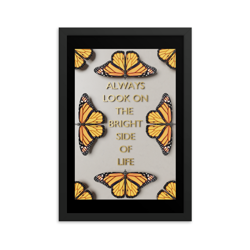 BUTTERFLY QUOTES WALL POSTER