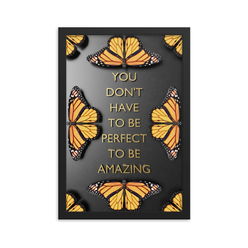 BUTTERFLY QUOTES WALL POSTER