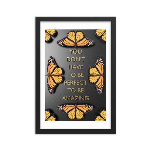 BUTTERFLY QUOTES WALL POSTER