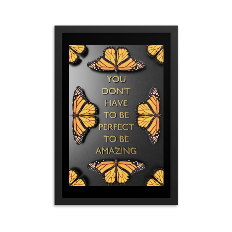 BUTTERFLY QUOTES WALL POSTER