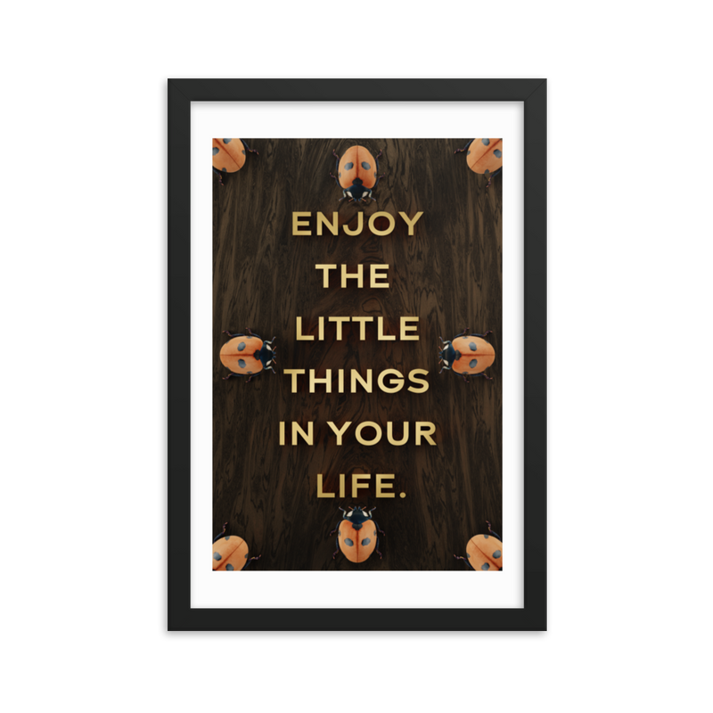 LADYBUG QUOTES WALL ART