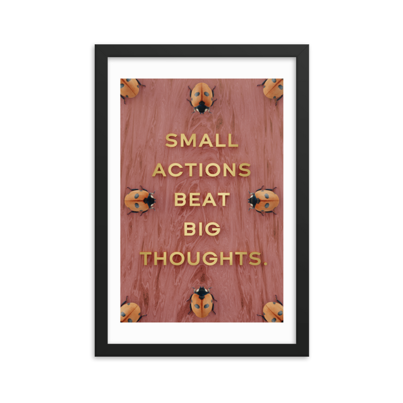 LADYBUG QUOTES WALL ART