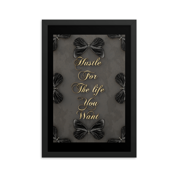 INSPIRATIONAL QUOTES FRAMED POSTER