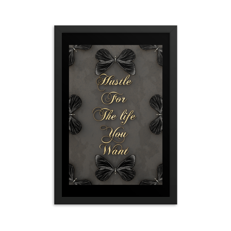 INSPIRATIONAL QUOTES FRAMED POSTER