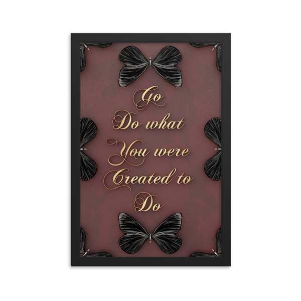 inspirational quotes Framed poster