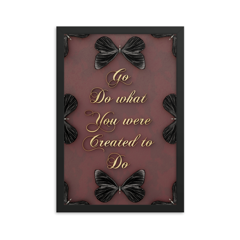 inspirational quotes Framed poster