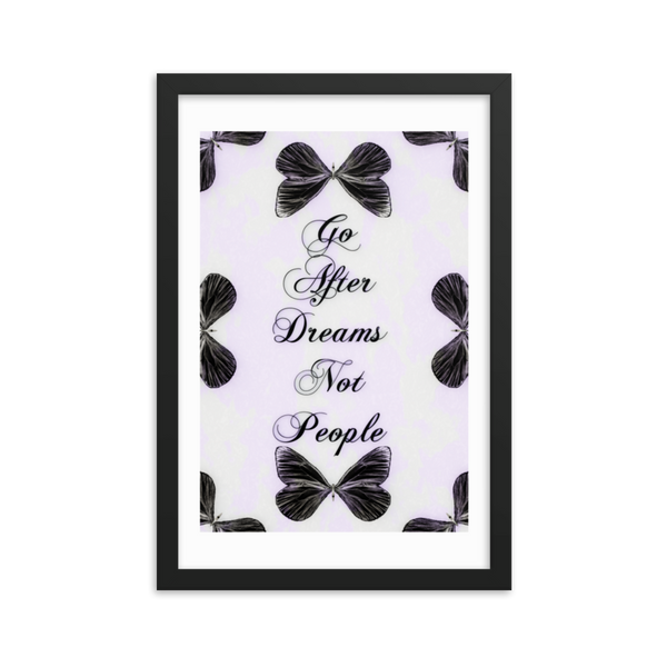 INSPIRATIONAL QUOTES FRAMED POSTER