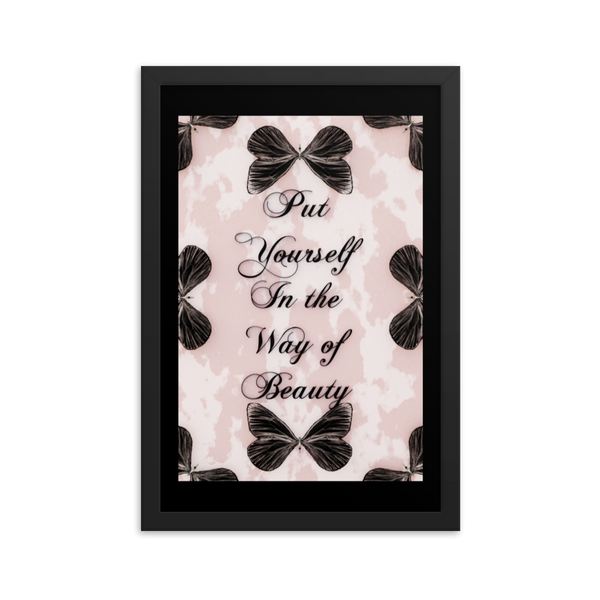 INSPIRATIONAL QUOTES FRAMED POSTER