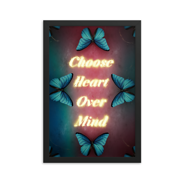 Choose heart over mind quotes art