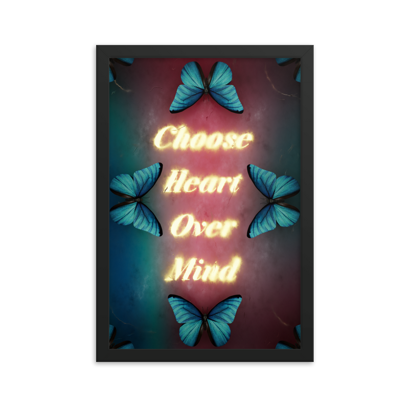 Choose heart over mind quotes art