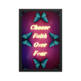 choose faith over fear quotes art