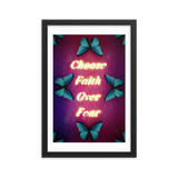 choose faith over fear quotes art