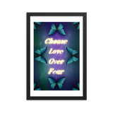 Choose love over fear quotes art