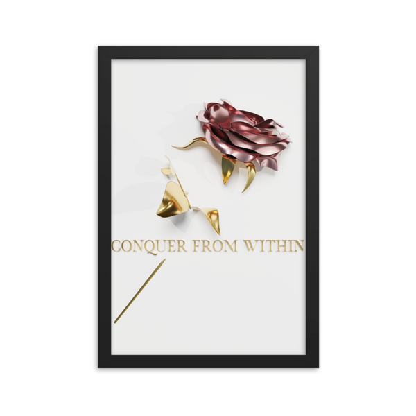 conquer from within quotes wall art