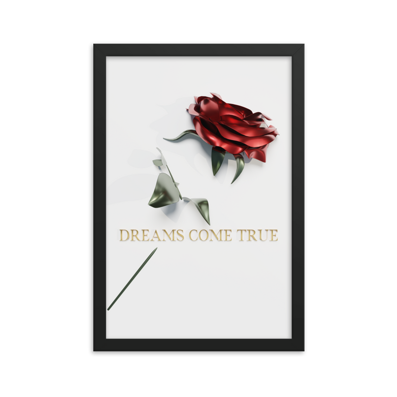 dreams come true quotes wall art