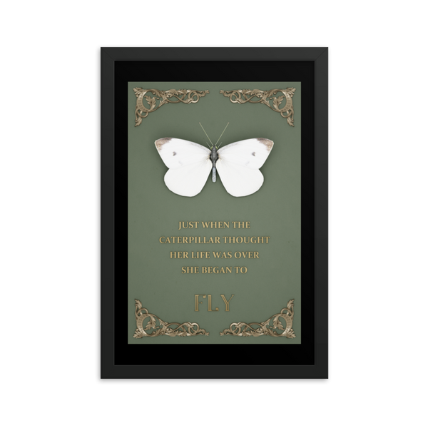 BUTTERFLY INSPIRATIONAL QUOTES WALL ART