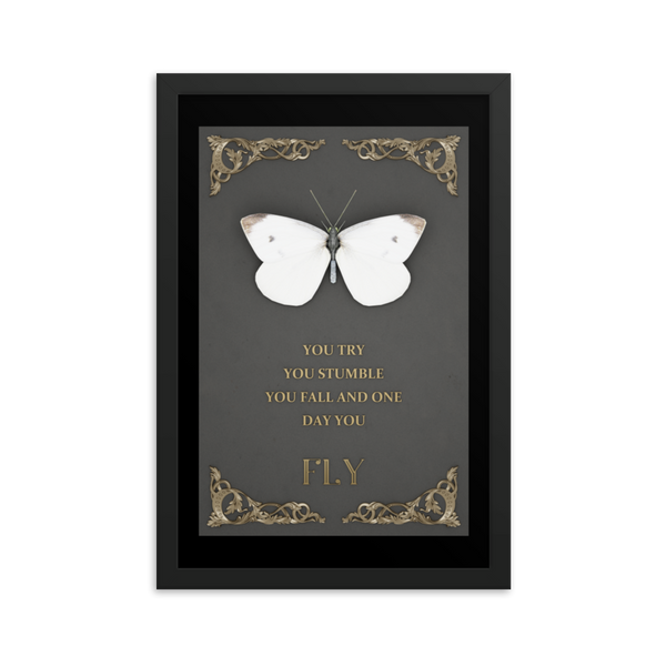 BUTTERFLY INSPIRATIONAL QUOTES WALL ART