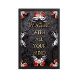 IMAGINE WITH ALL YOUR MIND WALL ART