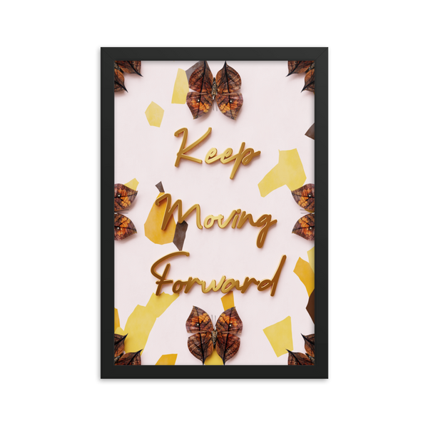 KEEP MOVING FORWARD QUOTES WALL ART