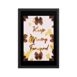 KEEP MOVING FORWARD QUOTES WALL ART