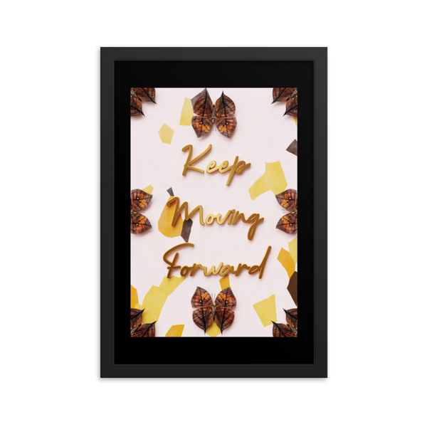 KEEP MOVING FORWARD QUOTES WALL ART