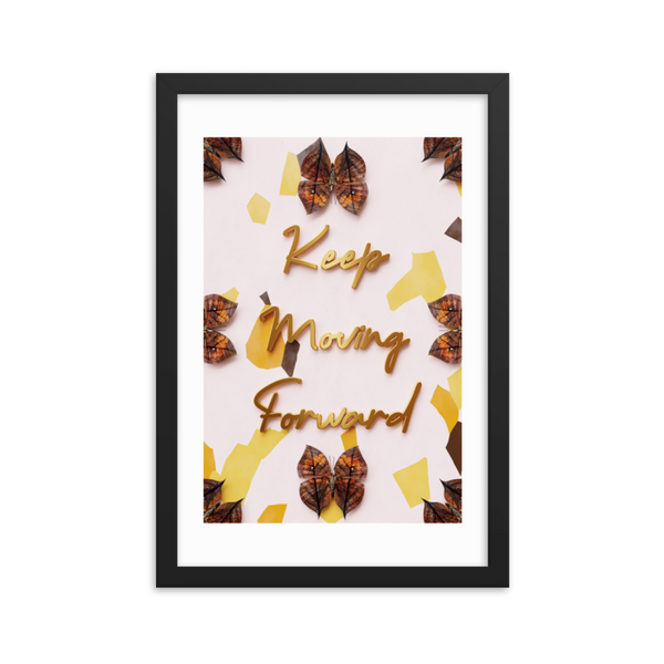 KEEP MOVING FORWARD QUOTES WALL ART