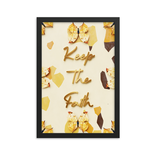 KEEP THE FAITH QUOTES WALL ART