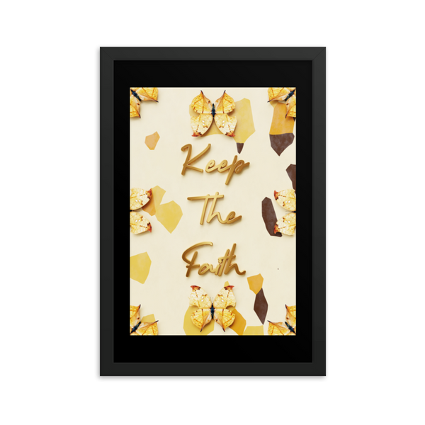 KEEP THE FAITH QUOTES WALL ART