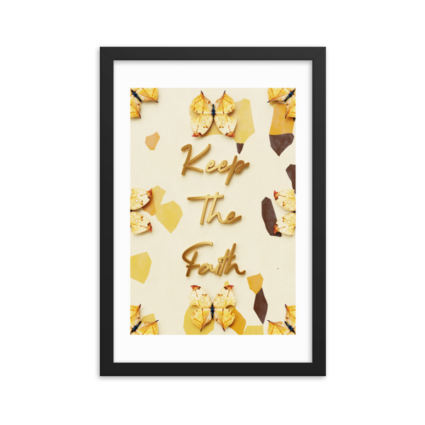 keep the faith quotes wall art